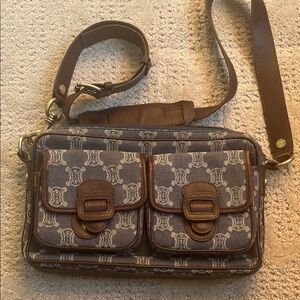 Celine Macadam Denim Crossbody